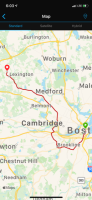Route taken by William Dawes on the night of April 18, 1775 and run every year on 4/18.